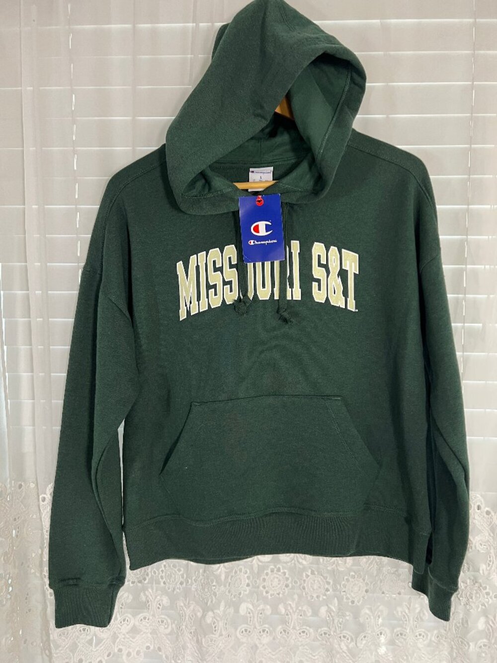 Champion small Missouri ST University dark green comfy womens hoodie sweatshirt
